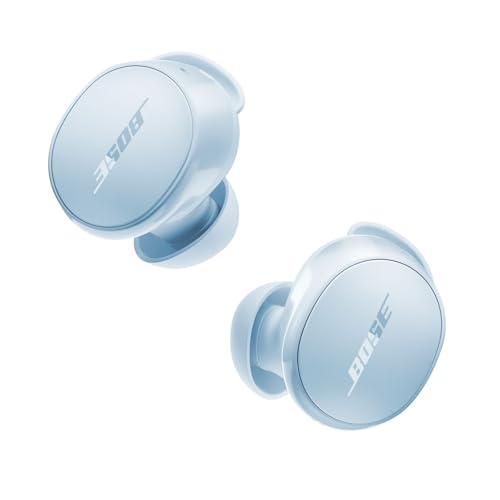 Bose QuietComfort Kabellose Noise-Cancelling-Earbuds, Lifestyle-Bluetooth-Earbuds fuer Sport und mehr mit aktivem Noise-Cancelling, bis zu 8,5 Stunden Akkulaufzeit, Eisblau - Limited Edition