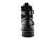 Polar Fox Patrick MPX808583 Mens Casual Cap Toe Buckle High-Top Work Boots – Black, Size 10.5