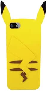 Amazon Com Pokemon Iphone 5 5s Case Pikachu Silicon Jacket Poke 506a
