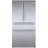 100 Series 3-Door Standard Depth Refrigerator with External ice and Water in Stainless Steel on Fridge.com