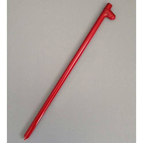 Military Steel Tent Stake, 18" L, Red at Amazon