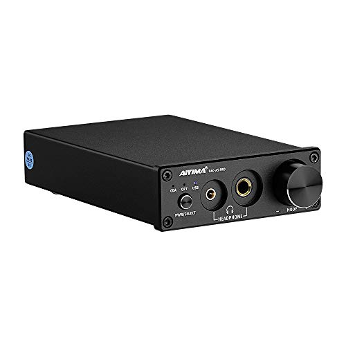 Upgraded AIYIMA DAC Headphone Amplifier DAC-A5pro Audio Decoder Optical/Coaxial/USB Digital to Analog Converter 24Bit/192kHz CM6642+ESS9018K2M+OPA2134 NE5532+TPA6120