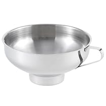 HIC 18/8 Stainless Steel Canning Funnel, 5.5-Inch Diameter
