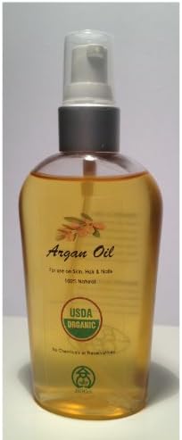 Argan Oil, 4 oz. pure and natural oil imported from Morocco, hydrates skin and increases elasticity to reverse the effects of aging.