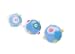Wonderworld Peek-A-Boo Ball Blue Interactive Wooden Baby Toy - Small For Little Fingers