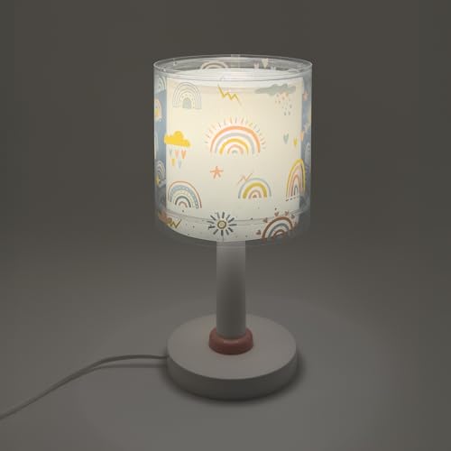 Dalber Rainbow Rainbow 41191 Children's Bedside Lamp 8W | Children's Table Lamp or Bedside Lamp, Multi-Colour