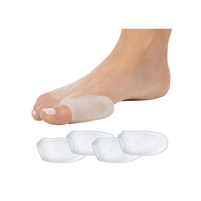 ZenToes Bunion Guards Gel Shields 4 Pack Cushions and Protects