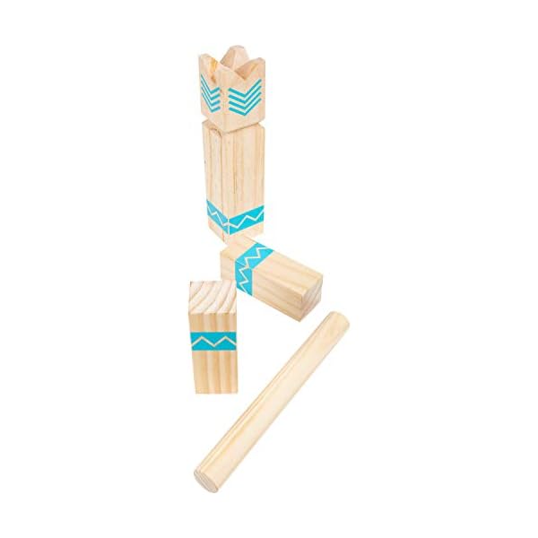 small foot Wikingerspiel Kubb Active, aus FSC 100%-zertifiziertem Holz, Outdoorspiel für die ganze Familie, 12036 – Bild 5