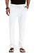 Mr.Zhang Men's Drawstring Casual Beach Trousers Linen Summer Pants Pure White-US 36