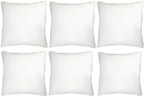 Matching Bedrooms Hollowfibre Cushion Pads Inserts Available In All Packs & 16 18 20 22 24 Sizes.PACK & SIZE: 16"x16" 6 PACK