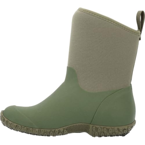 Muck Boot Stivali da neve Muckster 2 Mid, Fodera verde W con stampa floreale, 8 B US