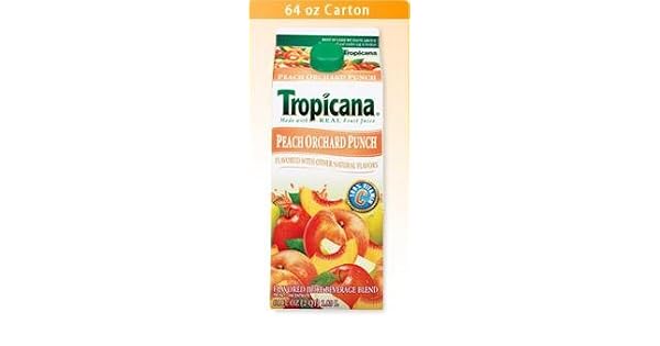 Tropicana Juice drink - Peach orchard punch (048500010976)