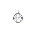 Ian and Valeri Co. Dream Catcher Sterling Silver Turquoise Imitation Very Small Thin Tiny Charm 10mm
