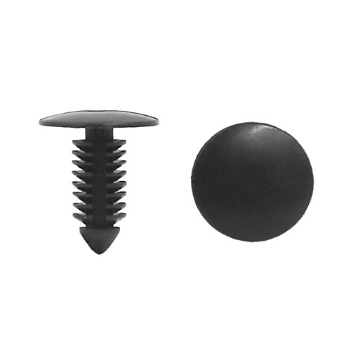 MANSHU 200 Pcs Car Plastic Trim Boot Rivets Push Clip Fastener,6.4mm Hole Push Retainer Bumper Fender Shield Clips, Automotive Plastic Push Pins Bumper Clips, Car Plastic Rivets Retainers Screw. - Thumbnail 2