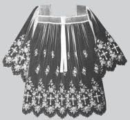 Beau Veste GAI1415X-XS Embroidered Nylon Surplice Size: Extra Small