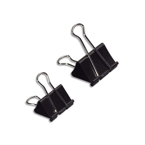 WONDAY Confezione da 12 morsetti a doppia clip larghezza 41 mm capacità 20 mm