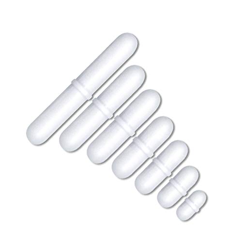Stir Bar Set,7pcs Lab TypeB Mixed Size PTFE Stirrer