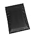 100 Double-Sided Matte Black Zip Lock Bags w/ Tear Notch 12x18cm (4.7x7