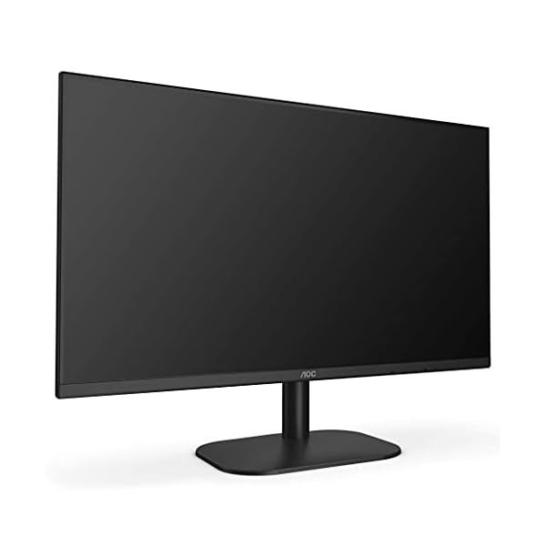 AOC 24B2XDAM  - 24 Inch FHD Monitor, 75Hz, VA, 4ms Speakers, Flicker Free, Frameless Design (1920 x 1080 @ 75Hz, HDMI/VGA/ DVI)