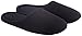 ofoot Women's Indoor Slippers,Memory Foam Washable Cotton Non-Slip Home Shoes(2-Black,US 9-10)