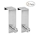 Over The Door Hooks, stainless steel hook, 2 pieces