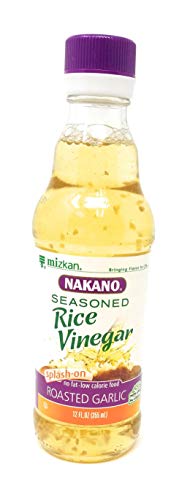 Nakano, Seas Rice Vin W/Ros Garli, 12-Ounce (6 Pack)