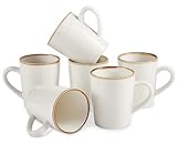 ONEMORE Coffee Mug Set, 12 oz Ceramic Mugs Set of 6