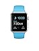 Apple Watches with Aluminum Case and Sport Band, Silver Aluminum Case/Blue Band, 42mm