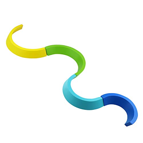 image for SharkMall Wooden Rainbow Stacking Nesting Puzzle Blocks Game Learning 