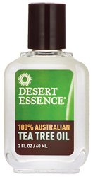 Desert Essence Tea Tree Oil 100% Pure, 2-Ounce