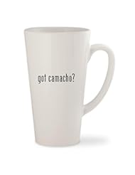 Kitchen: got camacho? - White 17oz Ceramic Latte Mug Cup - Molandra Products
