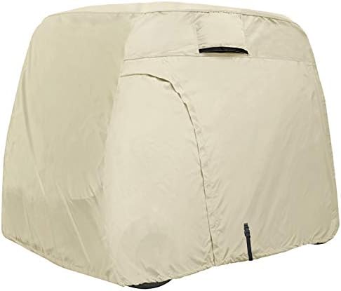Explore Land 600D Waterproof Golf Cart Cover Universal Fits for Most Brand 2 Passenger Golf Cart Explore Land 600D Waterproof Golf Cart Cover Universal Fits for Most Brand 2 Passenger Golf Cart