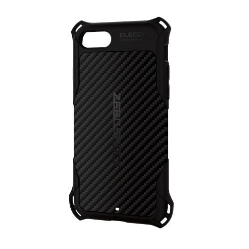 エレコム iPhone SE3 第3世代 用 ケース 耐衝撃 衝撃吸収 米軍MIL規格取得 ZEROSHOCK ソフト 【iPhone SE2 (第2世代) / 8 / 7 対応】 ブラック PMWA22SZEROGBK商品画像