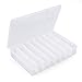 Plastic Jewelry Box, RilexAwhile Plastic Components Storage Cases Boxes with Adjustable Dividers 24 Grids