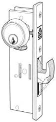 Adams Rite MS1850S-350-313 Aluminum Door Deadlocks, 9" Length