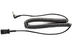 PROJECT TELECOM Plantronics Compatible BL-07 (+P) QD to 3.5mm Jack Bottom