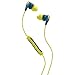 Skullcandy S2CDJY-358 Method in-Ear Sport Earbuds with Mic, Teal/Yellow