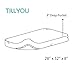 TILLYOU Microfiber Crib Sheets - Super Soft Toddler Bed Sheets for Standard Crib and Toddler Mattresses, Premium Cozy Nursery Bedding Sheet, 28