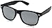 zeroUV Flat Matte Reflective Mirror Color Lens Large Horn Rimmed Style Sunglasses - UV400 (Classic | Black/Mirror)