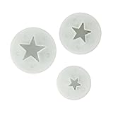 Fox Run 67007 Star Plunger Cutters, Plastic, 3-Piece