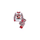 Disney Store Mickey Mouse Club Member Stripes PJ Pals Pajama Sleep Set for Boys