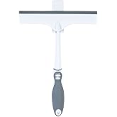 Better Living B.Smart Shower Squeegee, 7&rdquo; Blade, White and Grey | Multi-Purpose Shower Squeegee with Storage Hook, Rust-Proof