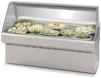 Federal Industries Market Series Refrigerated Deli Case, 48"W x 44"D x 48โH, Stainless Steel Interior & Exterior Finish
