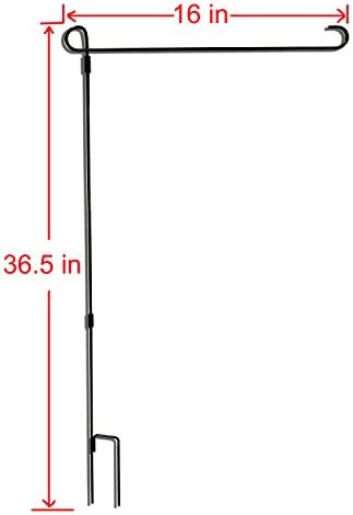 Garden Flag Stand Iron Garden Flag Pole