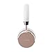 Satechi Aluminum Bluetooth Wireless Headphones with Enhanced Bass 3.5mm Audio-Out Jack - Compatible with iPhone 12 Pro Max/12 Pro/12 Mini/ 12, 2020 iPad Pro, 2020 iPad Air (Rose Gold)