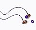 Symphonized NRG Premium Genuine Wood in-Ear Noise-isolating Headphones with Microphone (Purple)