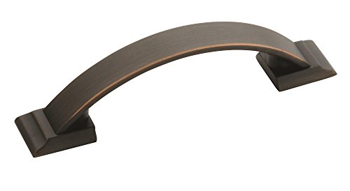 Amerock | Cabinet Pull | Oil Rubbed Bronze | 3 inch (76 mm) Center to Center | Candler | 10 Pack | Drawer Pull | Drawer Handle | Cabinet Hardware