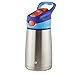 Contigo Autospout Straw Striker Chill Stainless Steel Kids Water Bottle, 10 Oz, Sapphire