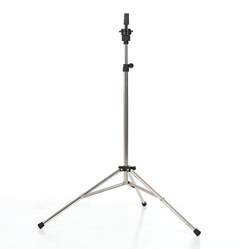 Anself adjustable stainless steel wig head stand tripod holder ma…