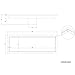 HANEBATH 12 Inch Linear Shower Floor Drain with Tile Insert Grate,Oil Rubbed Bronze